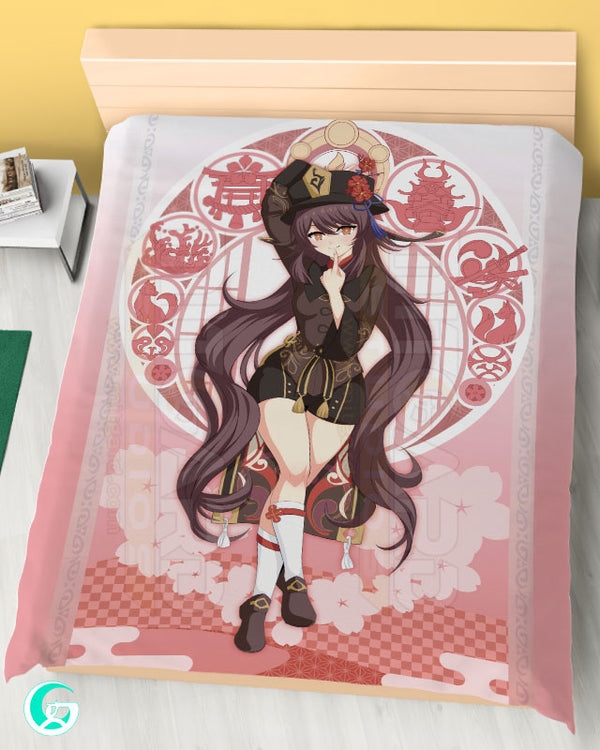 Hu Tao Blanket or Duvet Cover